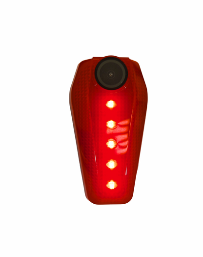 Cámara con luz trasera para bicicletas