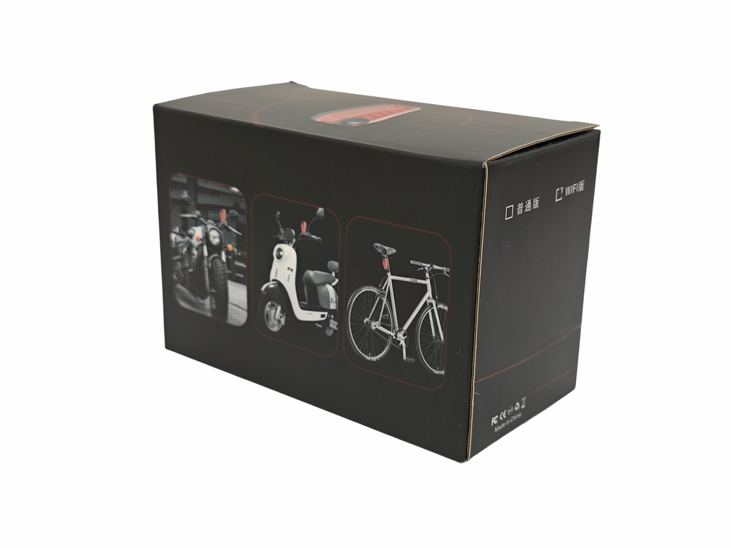 Cámara con luz trasera para bicicletas